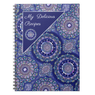 Carnet Recettes de Rosace bleue