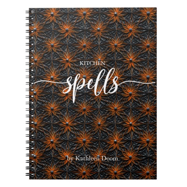 Carnet Recettes de sorcières de cuisine (Devant)