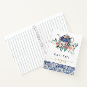 Carnet Recettes de thé organisateur de cuisine familiale