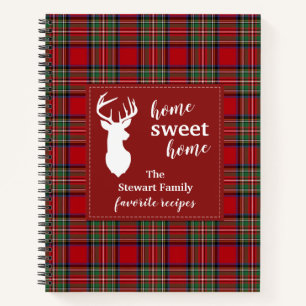 Carnet Recettes de vacances à carreaux du clan Stewart Ta