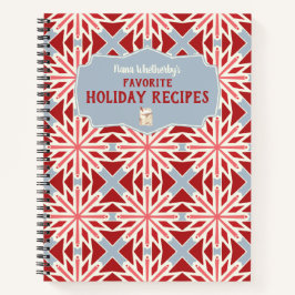 Carnet Recettes de vacances scandinaves personnalisées
