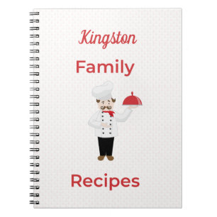 Carnet Recettes familiales personnalisées avec chef itali