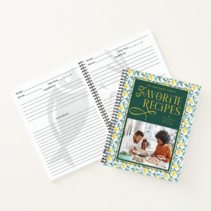 Carnet Recettes favorites chic Famille Photo Citrons Agru