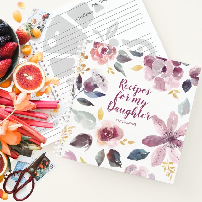 Carnet Recettes florales pour ma fille Keepsaké (Créateur téléchargé)