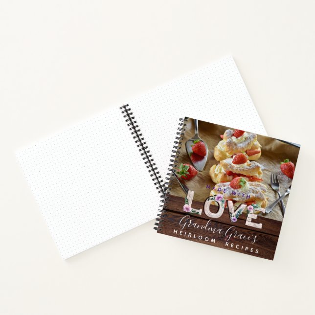 Carnet RECETTES - Grand-mère grand-mère de Keepsaké (Intérieur)