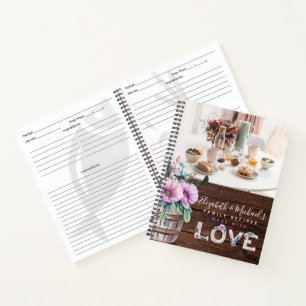 Carnet RECETTES - Héritage de Famille Mère Grand-mère Épo