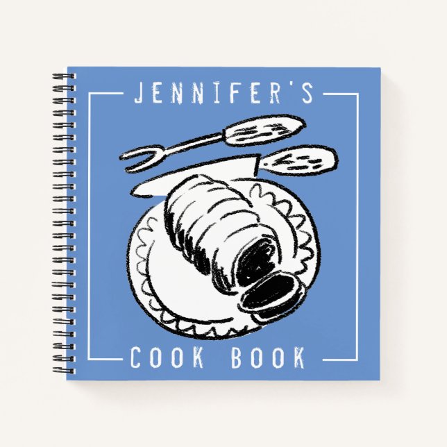 Carnet Recettes personnalisées Cuisine (Devant)