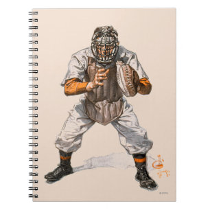 Carnet Receveur de base-ball
