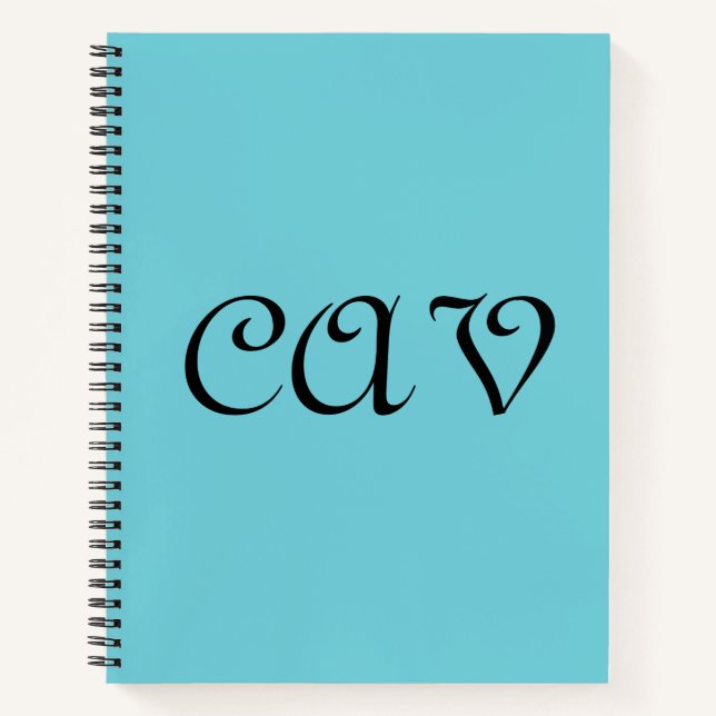 Carnet Recoleta Cornflower Bleu (Devant)