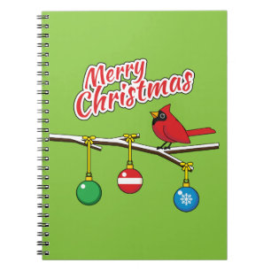 Carnet Red Cardinal on Christmas