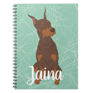 Carnet Red Doberman Pinscher