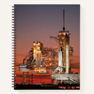 Carnet Red Sky for Space Shuttle Atlantis Launch