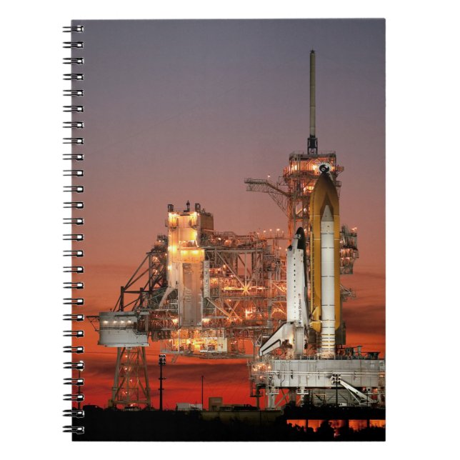 Carnet Red Sky for Space Shuttle Atlantis Launch (Devant)