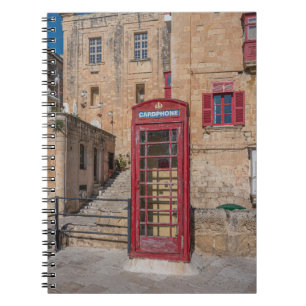 Carnet Red telephone booth in Valletta Malta