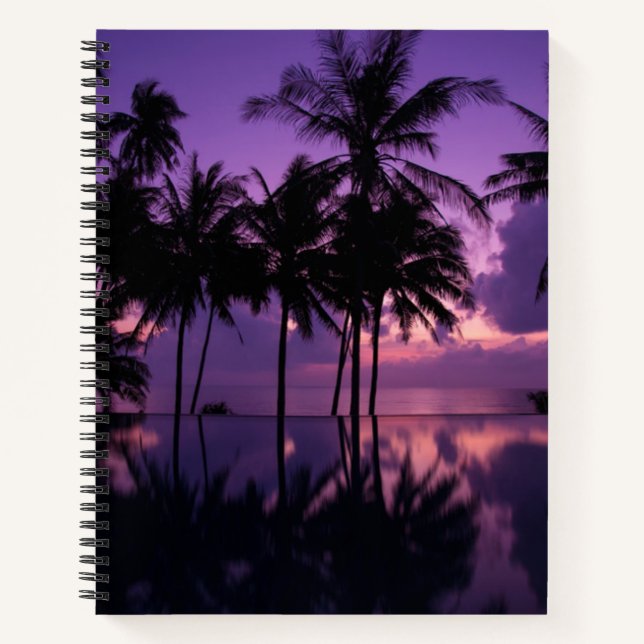 Carnet Réflexion Palm Tree (Devant)