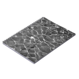Carnet Réflexions Légères Sur L'Eau : Noir & Blanc
