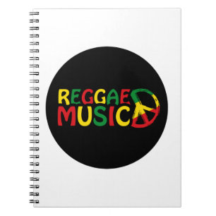 Carnet Reggae Musique design, reggae art