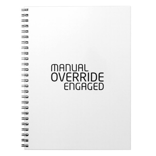 Carnet Registre pour ajustements manuels du système (Devant)