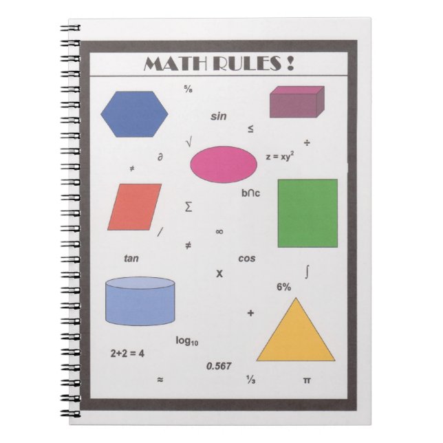 Carnet Règles de maths ! (Devant)