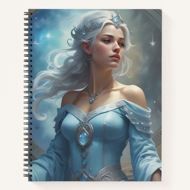 Carnet Reina de Azul y Plata (Devant)