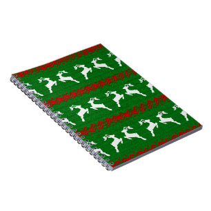 CARNET REINDEER XMAS, MOTIFS DE RÉINDEUR