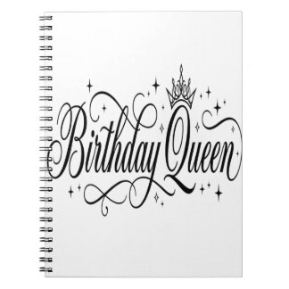 Carnet Reine d'anniversaire Conception de groupe de céléb