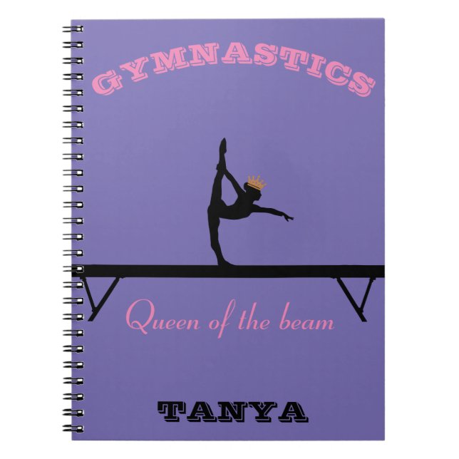 Carnet Reine de la poutre Gymnastique Couronne (Devant)