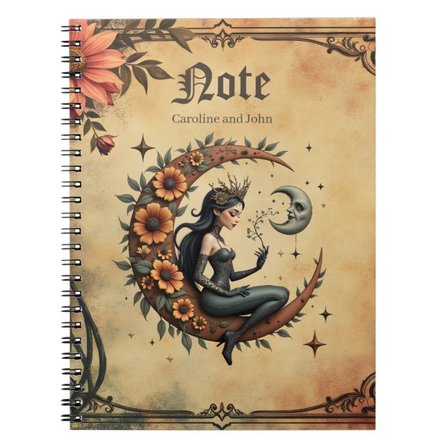 Carnet Reine du Croissant de Tournesol (Devant)