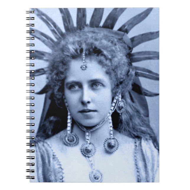 Carnet Reine Marie de Roumanie comme Reine du Soleil - bl (Devant)