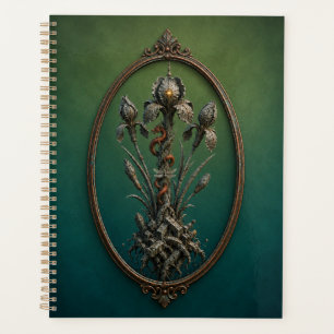 Carnet relié Iris Dragon Surréaliste