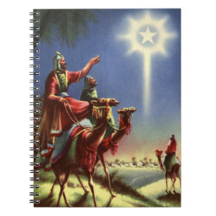 Carnet Religion Vintage, Sages avec l'étoile de Bethléem