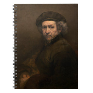 Carnet Rembrandt Self Portrait : Peintre Néerlandais de l
