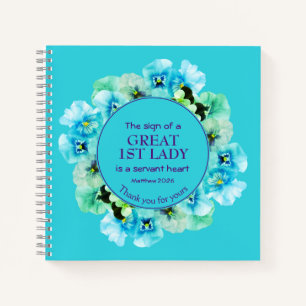 Carnet Remerciement 1re Dame Floral REMERCIEMENT AU PASTE