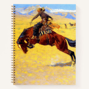 Carnet Remington Vieil Ouest Cheval et Cowboy
