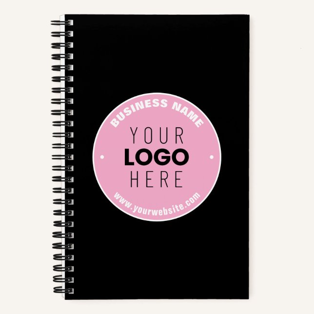 Carnet Remplacement de logo facile & Texte modifiable | R (Recto)