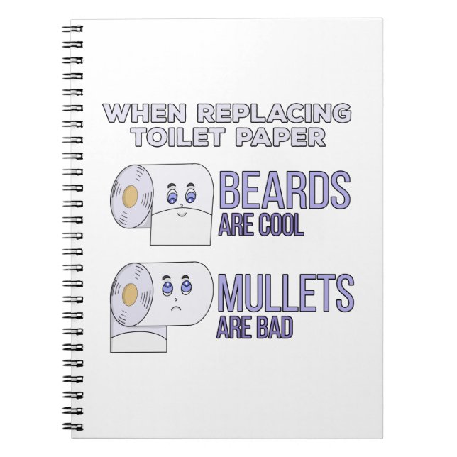 Carnet Remplacement des Humours de papier de toilette et  (Devant)