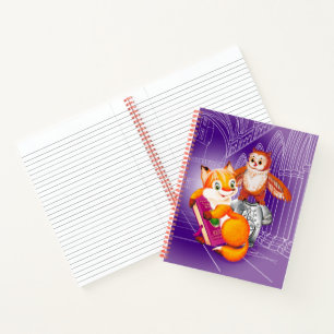 Carnet renard et hibou