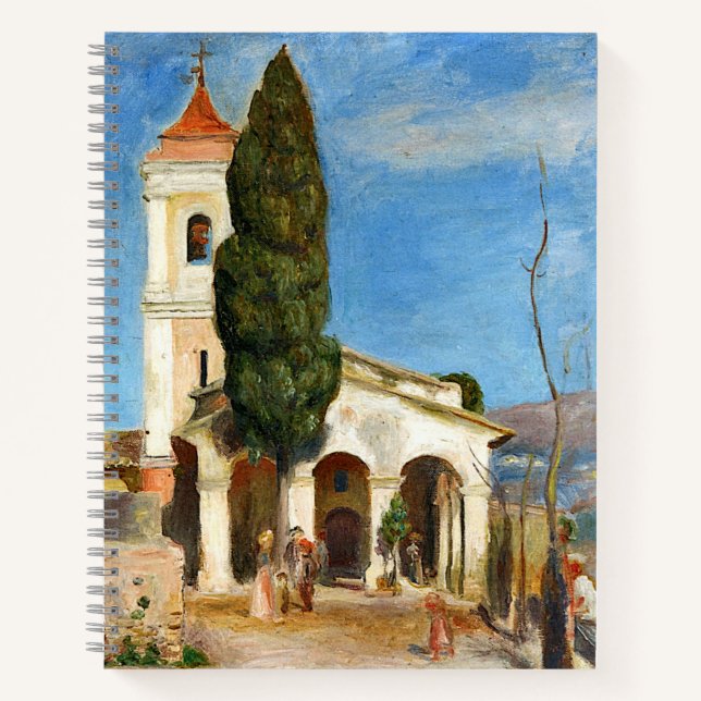 Carnet Renoir - Chapelle de notre Dame de la Protection (Devant)