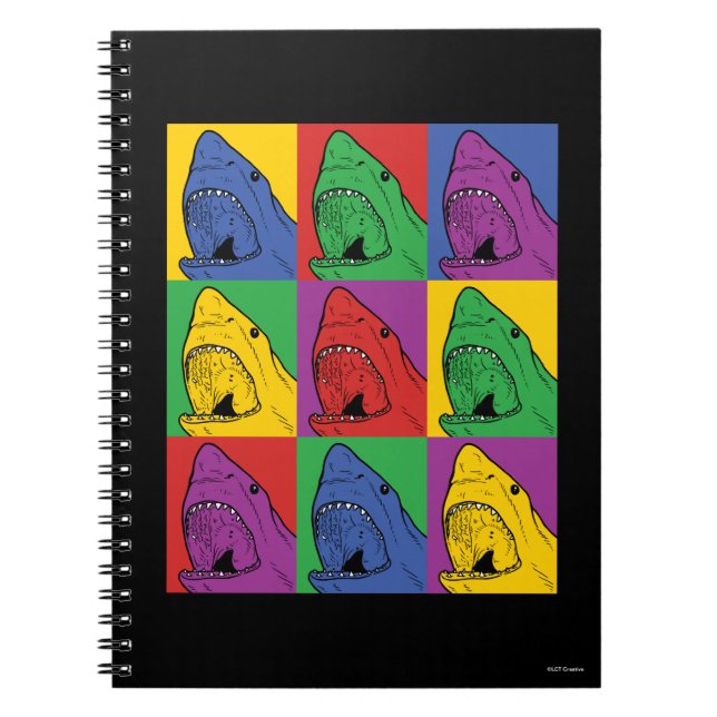 Carnet Requin Pop Art (Devant)