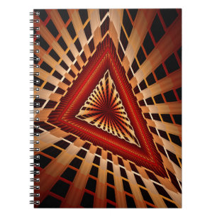 Carnet Réseau Fantastique Moderne de Fractales Graphiques