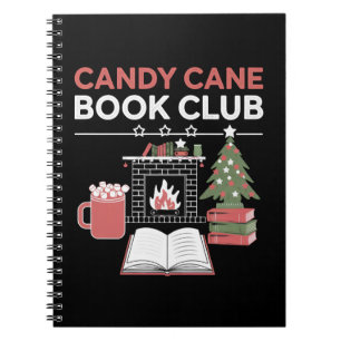 Carnet Réserver Sucre de canne de Noël Book Club Bookish