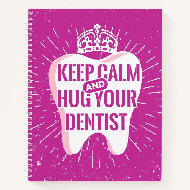 Carnet Restez Calme Et Accrochez Votre Dentiste (Devant)