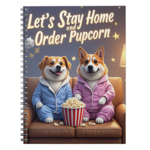 Carnet Restons à la maison et commandez des chiens de car