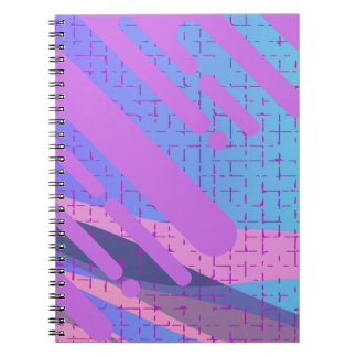Carnet Résumé abstrait vibrant de goutte de peinture 
