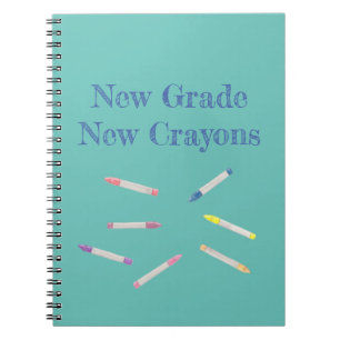 Carnet Retour à l'école Nouvelle année, Nouveaux crayons