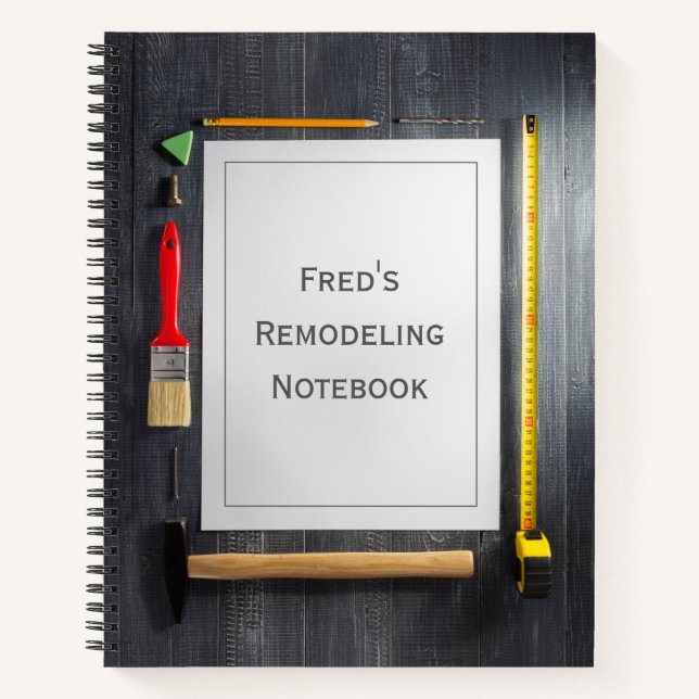 Carnet Retrait personnalisé, Carpentry (Devant)