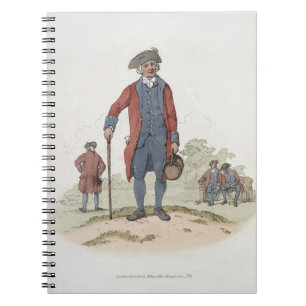 Carnet Retraité de Chelsea, de 'costume de Great Britain
