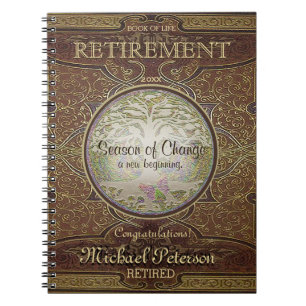 Carnet Retraite Vintage personnalisée