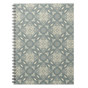 Carnet Rétro arrière - plan coloré 5 de motif