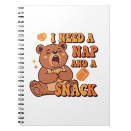 Carnet Retro Bear Nap First Lined Notebook